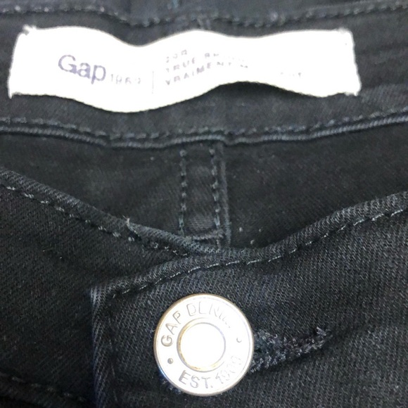 GAP 1969 skinny black size 29 regular jeans - Picture 6 of 8